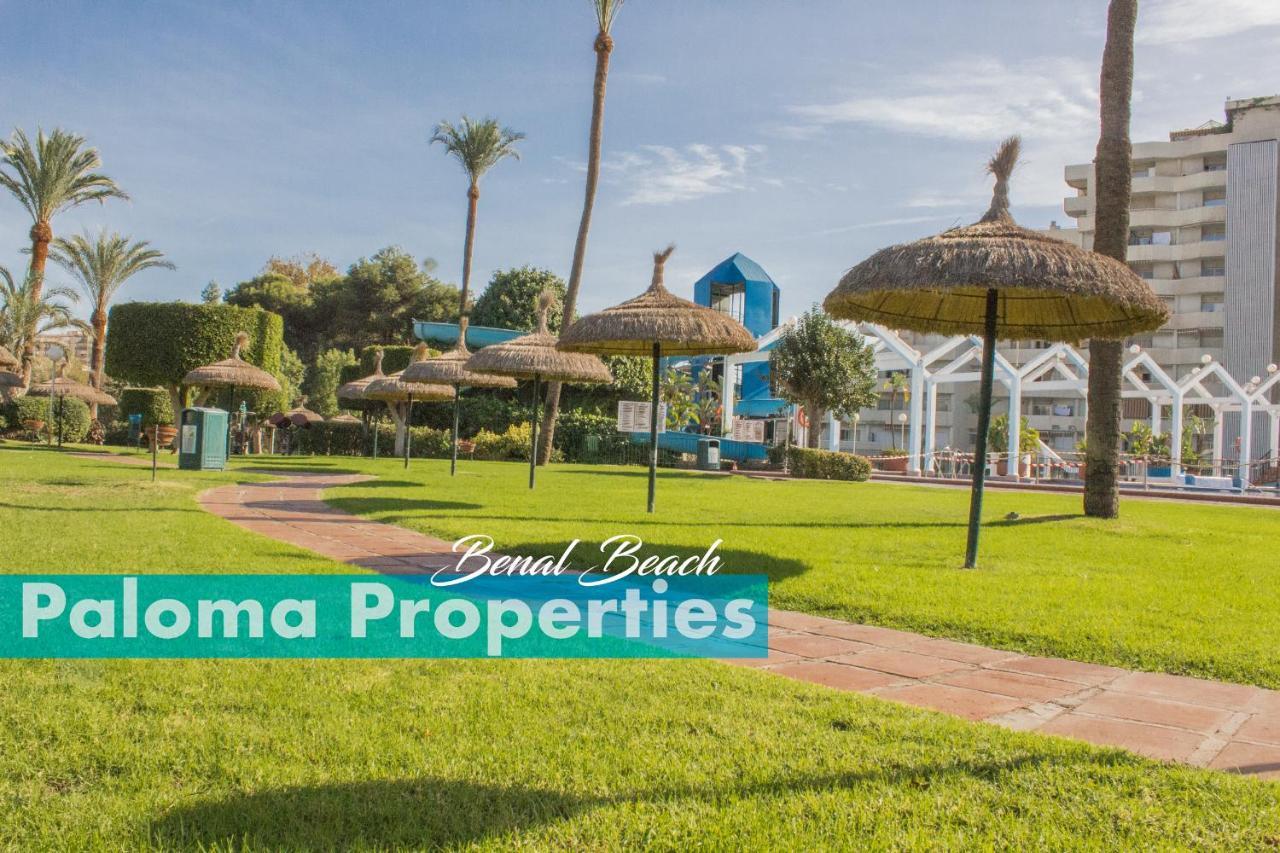 Benal Beach Suite Ii, Estudio Con Parque Acuatico Y Vistas Al Mar. Benalmádena Kültér fotó