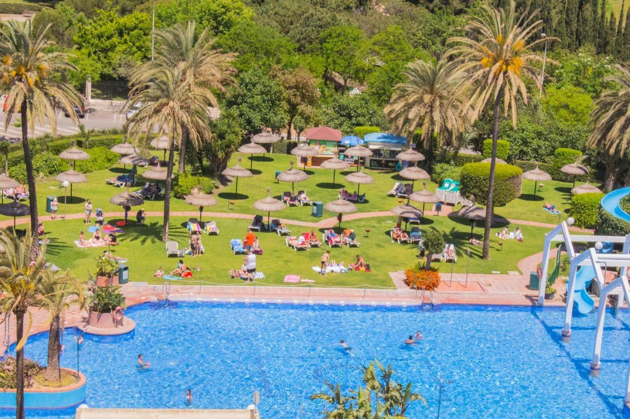Benal Beach Suite Ii, Estudio Con Parque Acuatico Y Vistas Al Mar. Benalmádena Kültér fotó