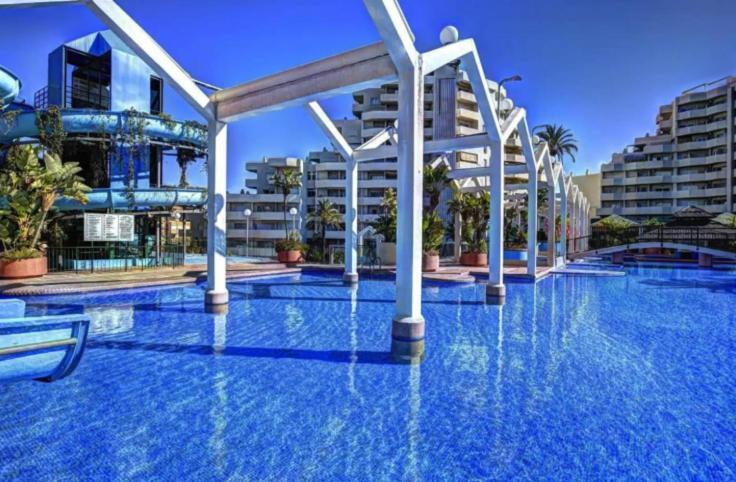 Benal Beach Suite Ii, Estudio Con Parque Acuatico Y Vistas Al Mar. Benalmádena Kültér fotó