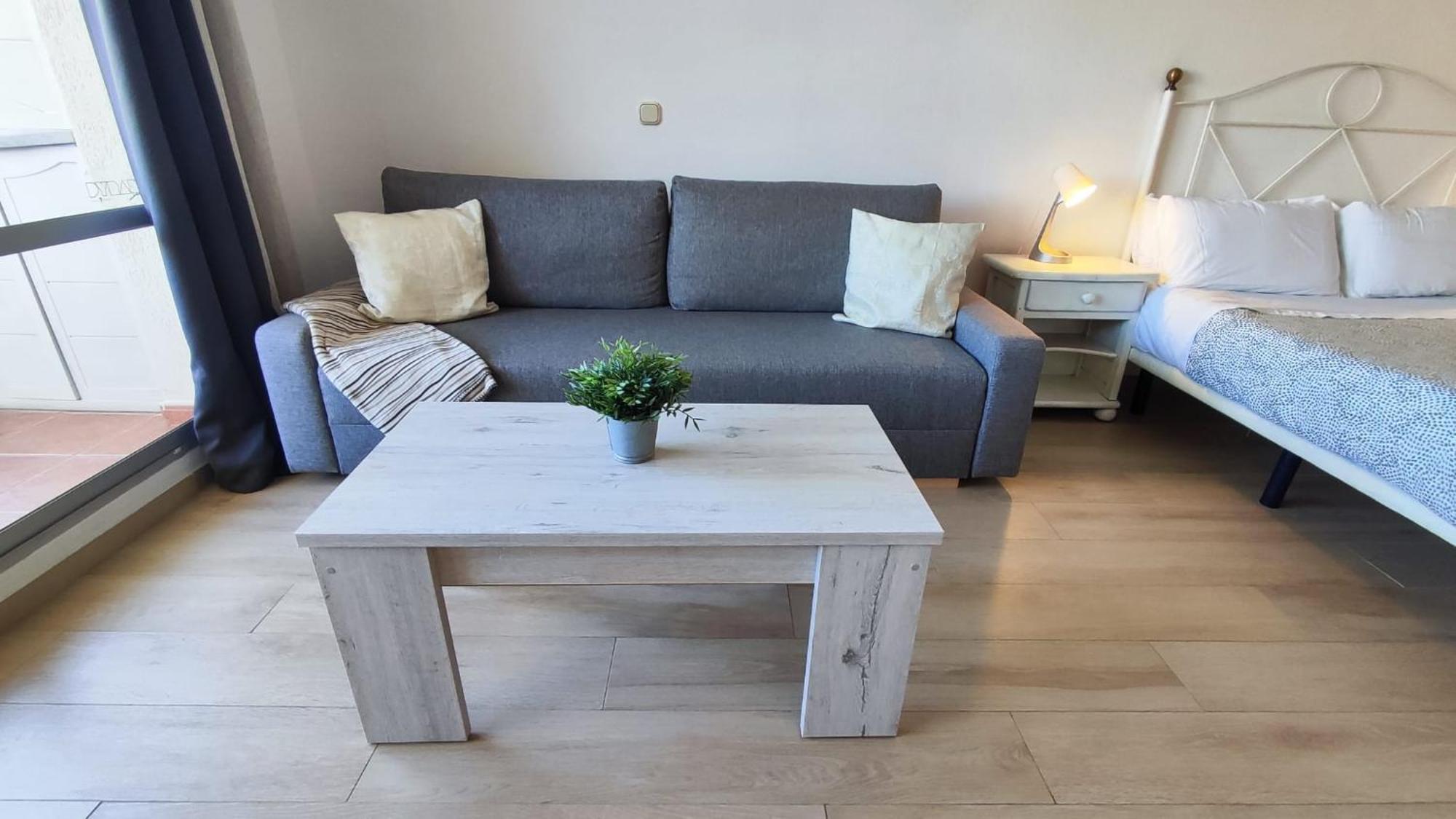 Benal Beach Suite Ii, Estudio Con Parque Acuatico Y Vistas Al Mar. Benalmádena Kültér fotó